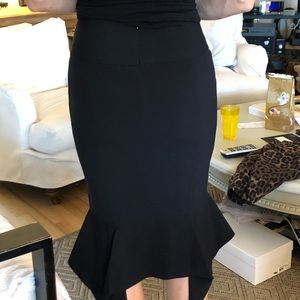 Venus black tulip shaped skirt
